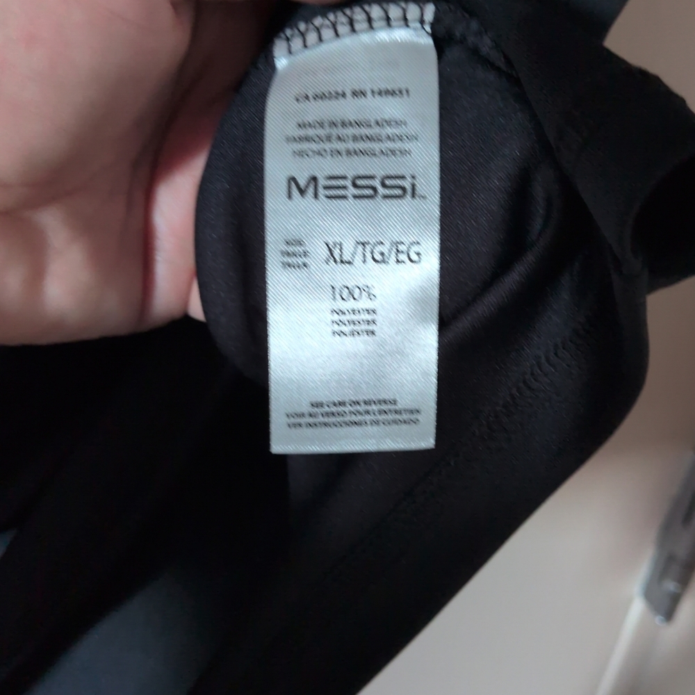 Messi black athletic shirt, Size XL - Picture 6 of 7